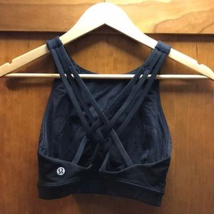 Free to be black bra high neck
